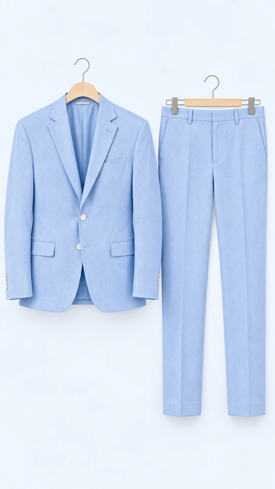 Illustrative source photo for the suits campaign